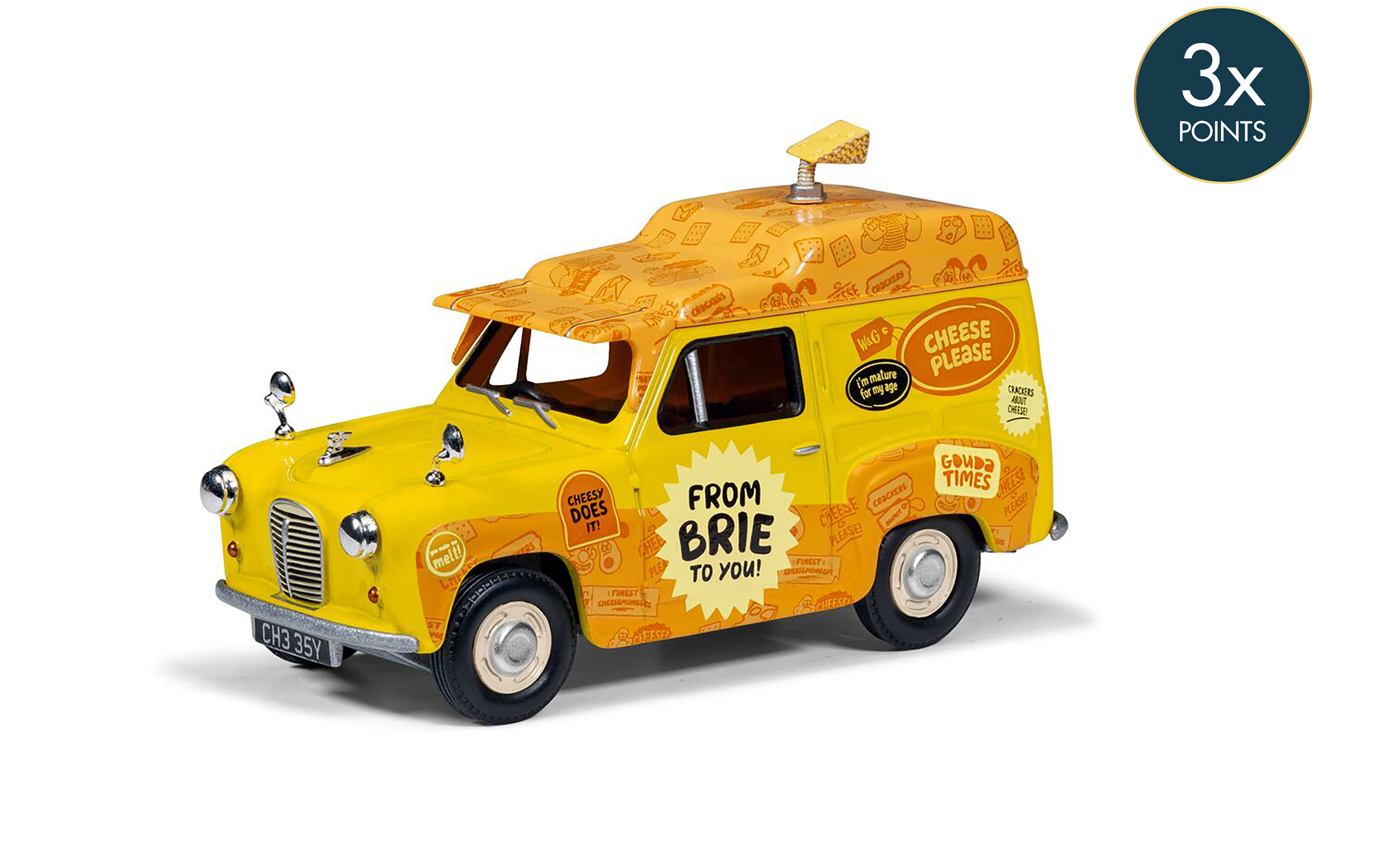 CC80506 Wallace & Gromit Austin A35 Van - Cheese Please! Delivery Van