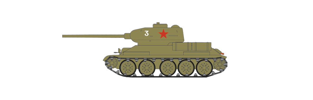 Airfix A01316 T34/85 MEDIUM TANK Model Airplane