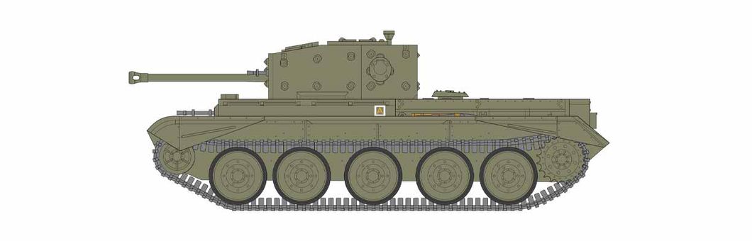 Airfix A27 Crowell K IVCruiser K VIII 135 WWII Aradura de tanque