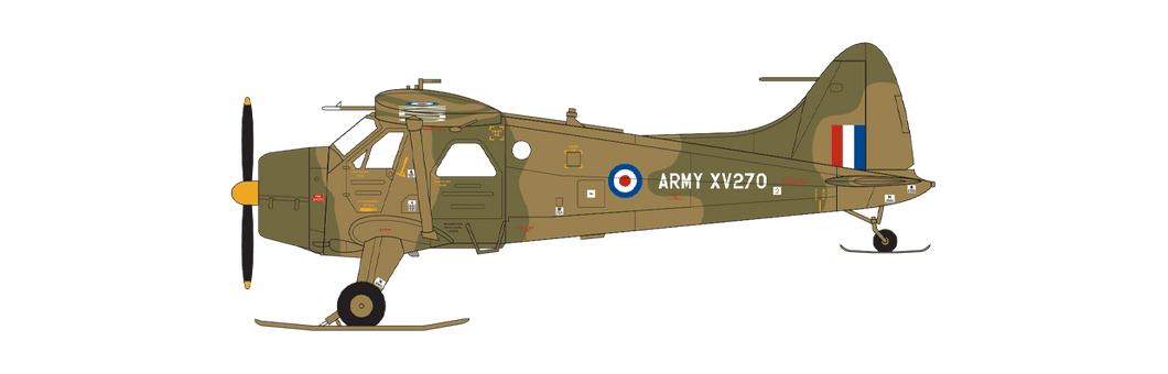 アオシマ1/12 DE HAVILLAND 2 TWO SEATERS A03017V de Havilland Beaver
