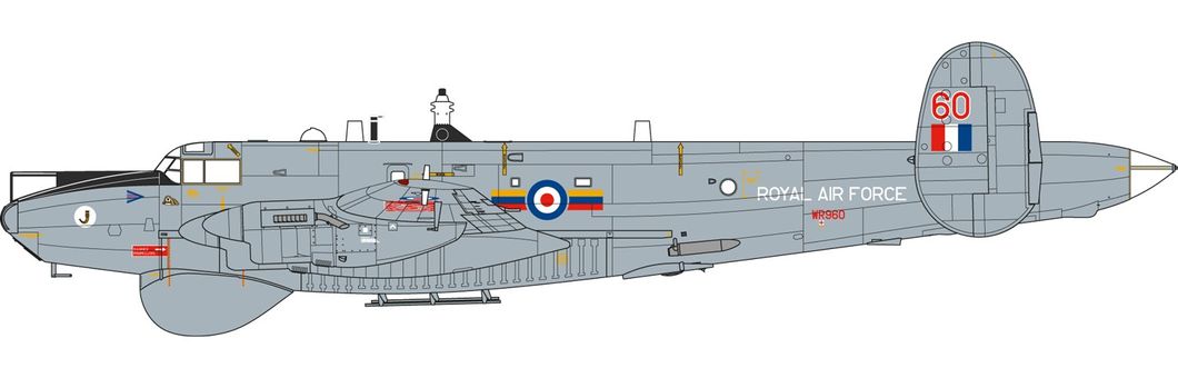 航空機・ヘリコプター AIRFIX 1:72 AVRO SHACKLETON AEW.2 AVRO Shackleton AEW.2 - Airfix 1/72 Scale Unassembled