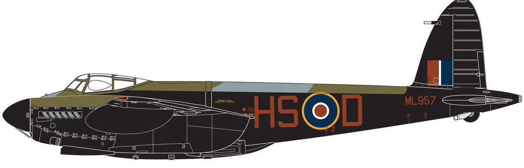 A04023 2 Dehavilland Mosquito BXVI LIVERIES B