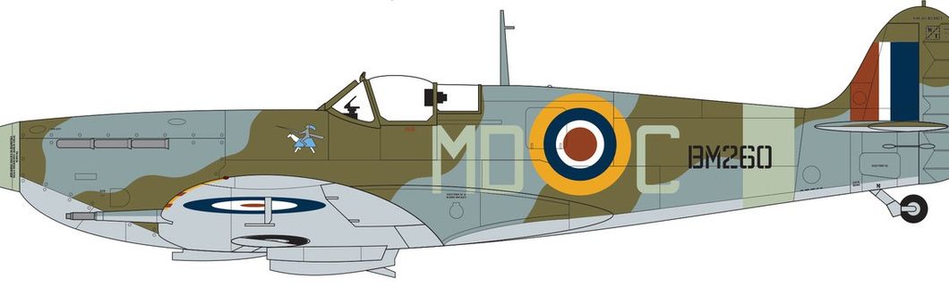 A05125A Supermarine Spitfire MkVb SCHEMES B