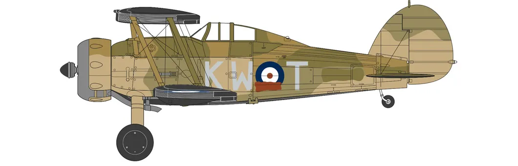 A02052A Gloster Gladiator PRODUCT ARTWORK 1