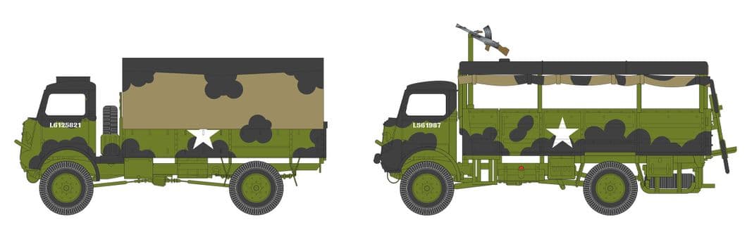 Kit Airfix Bedford QL Classic Kit Militaire A03306A - WWII 3-ton 4x4 Camions De Service Général & De Troupes (1:76) - Technique Militaire Kit Airfix Bedford QL 1:72 Kit Airfix Bedford QL Classic Kit Militaire A03306A - WWII 3-ton 4x4 Camions De Service Général & De Troupes (1:76) - Technique Militaire Kit Airfix Bedford QL 1:72
