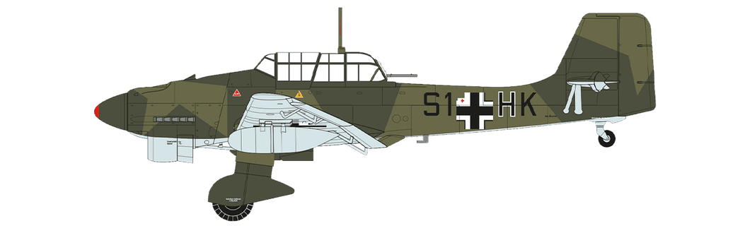Maquette heller Junkers ju 87 b-1 stuka au 1/72 sous blister - Modélisme