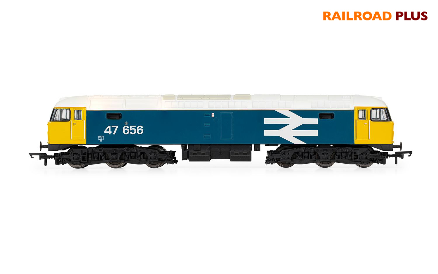 R30179 RailRoad PlusBR, Class 47, Co-Co, 47656 - Era 7