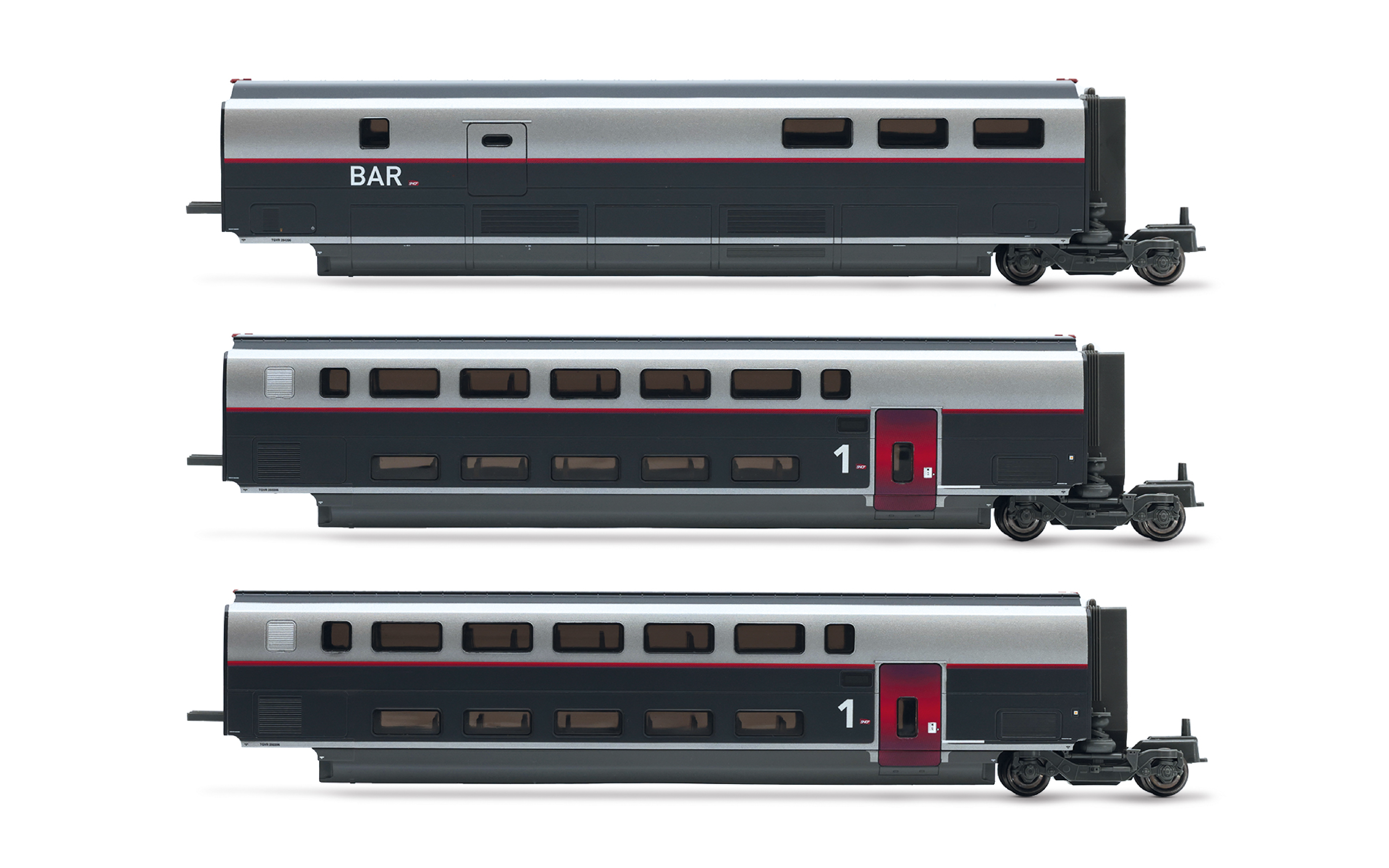 Caisse Motrice TGV Duplex Jouef - Ep VI, Logo Carmillon, Voie HO, Occasion
