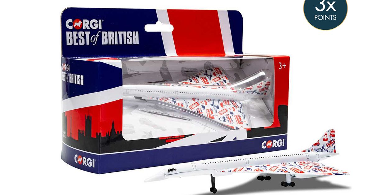 Concorde 英国製　corgitoys Corgi Best of British Concorde Aircraft Die-Cast Model