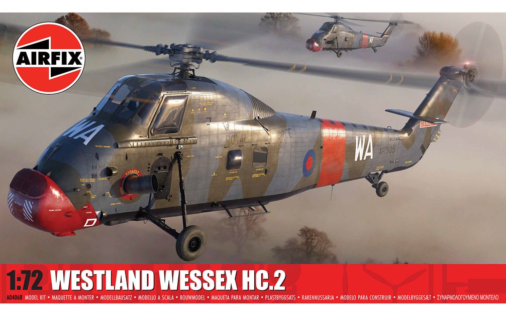 Kit Maquette Airfix Boeing CH-47 Chinook HC.1 RAF 1/72 - Avion Militaire Plastique à Monter