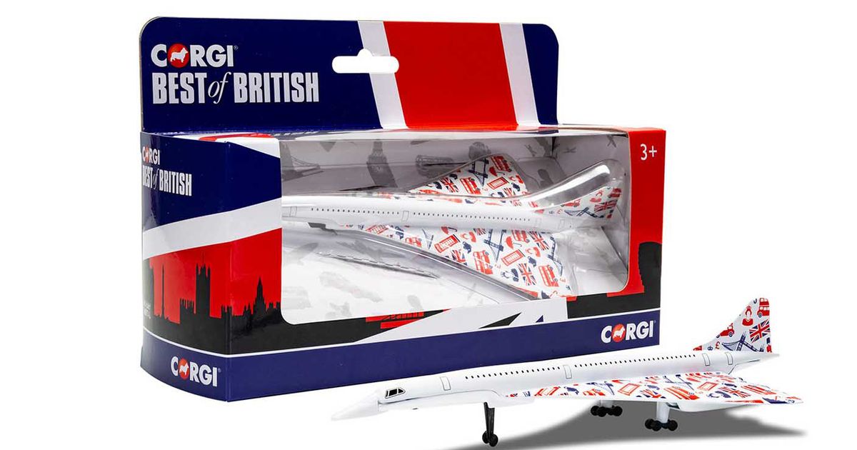 Concorde 英国製　corgitoys GS84007 Best of British Concorde