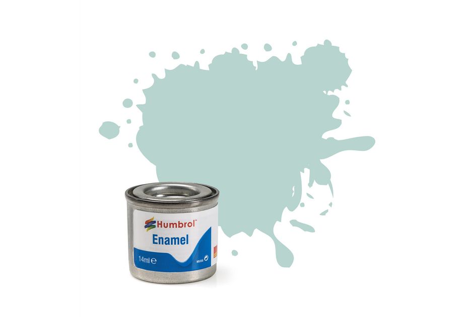 PEINTURE ENAMEL HUMBROL 64 Gris Clair Mat - Boîte De 14ml, Neuve AA0713