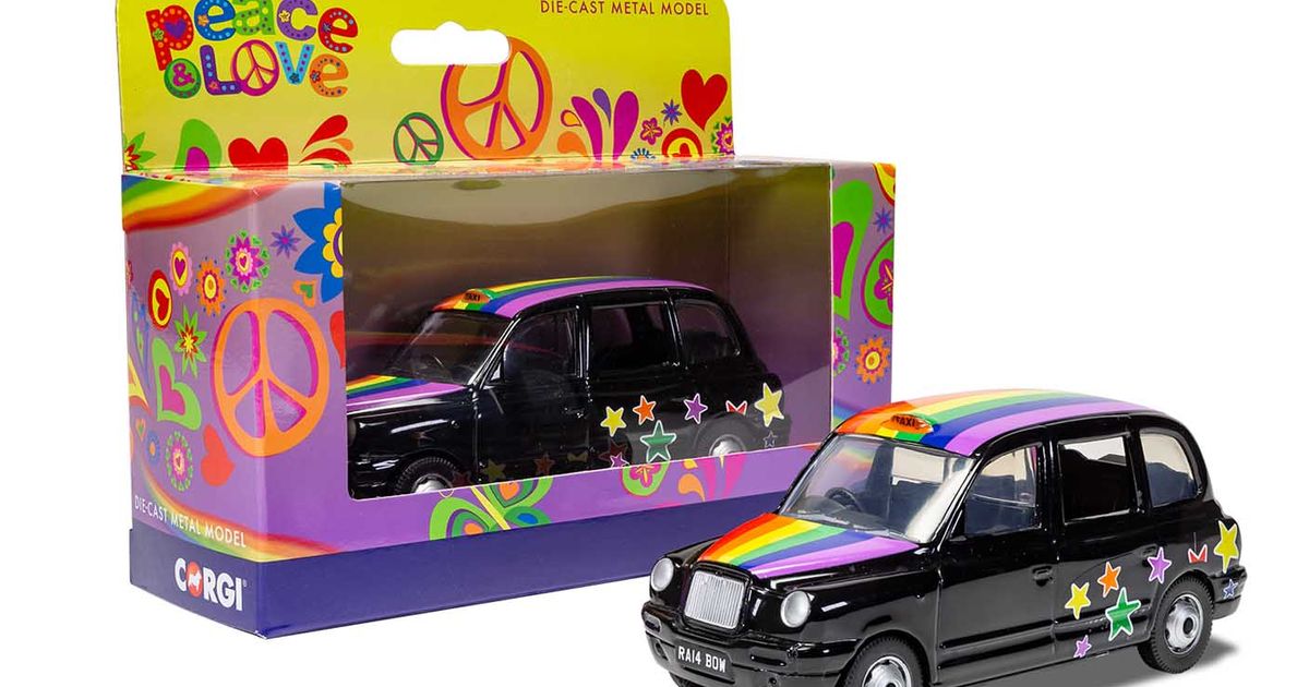 GS85929 London Taxi Rainbow