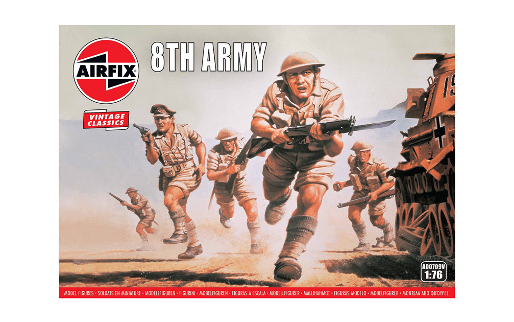 Airfix A00751 WWII - Figuras de tropas estadounidenses 1:72 Kit de modelo  de plástico para soldados militares, (paquete de 48)