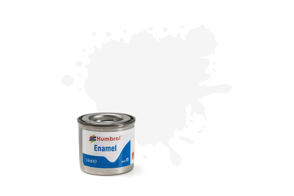 Peinture Humbrol Enamel N°1 Grey Primer - 14ml, Finition Mate, Pour Maquettes