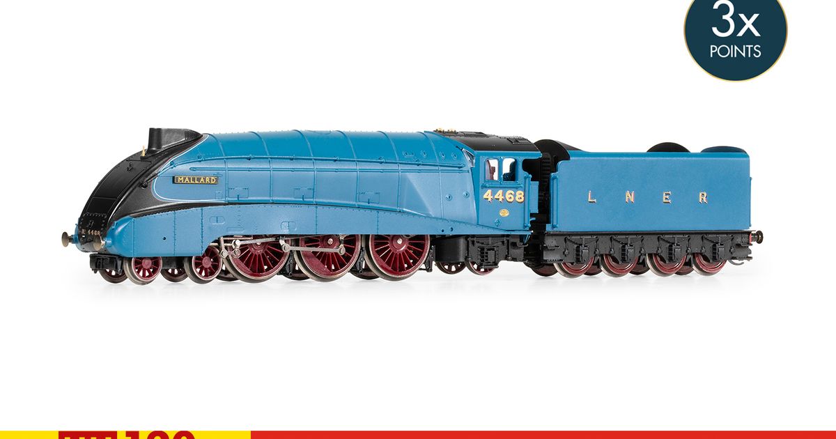 鉄道模型 LNER 4468 MALLARD Rolling road Hornby R3371 RailRoad A4 Class 4-6-2 4468 'Mallard' LNER – Rails
