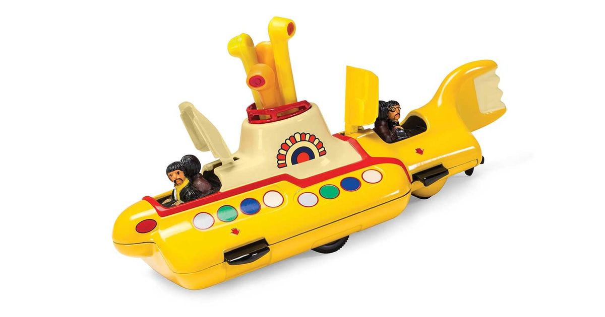 CORGI ビートルズ 6点 Corgi Diecast 1:140 Scale 'Yellow Submarine' The Beatles Model