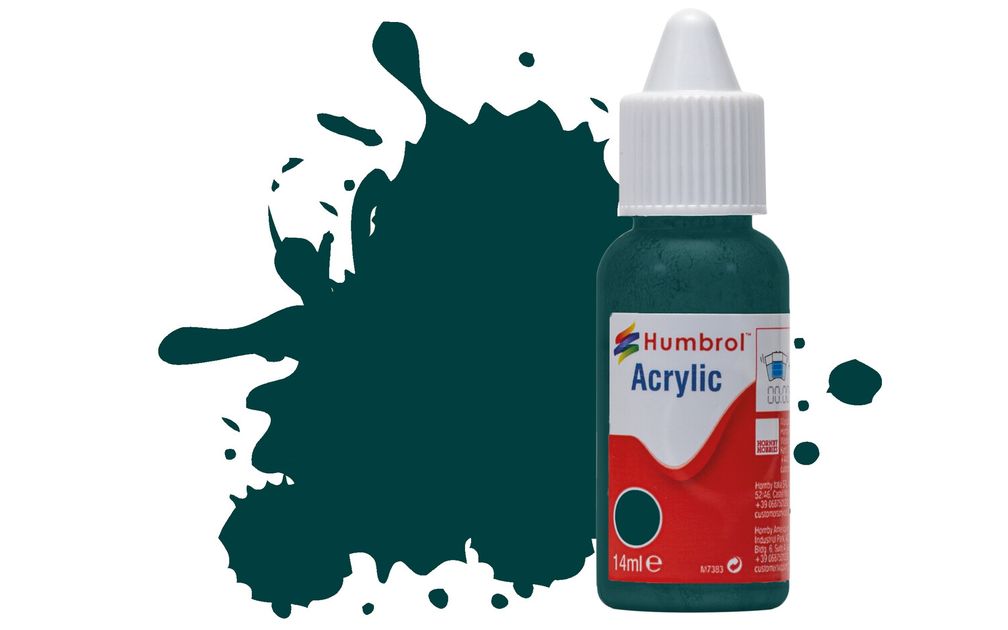 Humbrol Acrylfarbe 12 Ml, Nr. 238 Glänzend (Pfeil Rot) – Wasserbasiert, Für Modellbau, Holz, Metall & Mehr