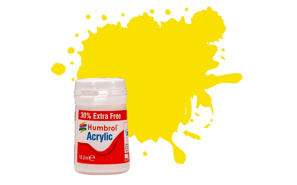 HUMBROL AD6135 Peinture Spray 135 Vernis Acrylique Satiné – Acrylic Satin  Varnish 150ml