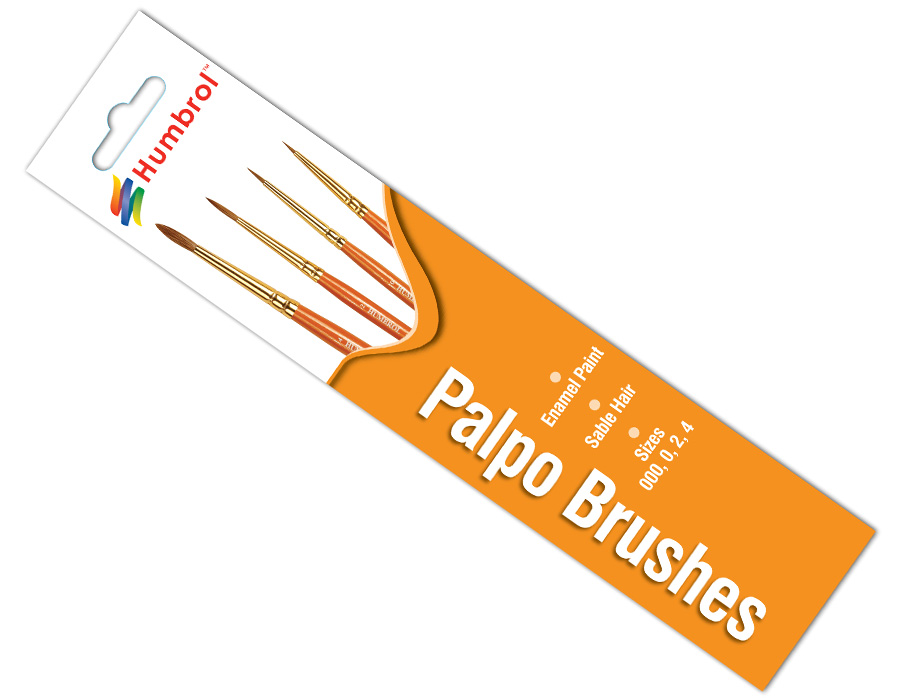 Palpo Brush Pack 000, 0, 2, 4