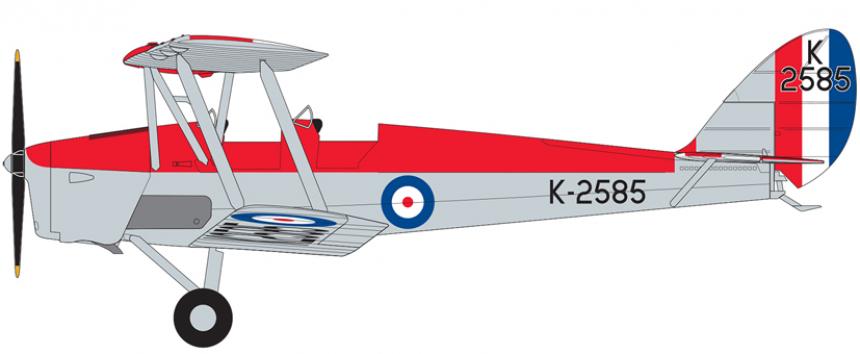 AIRFIX A01055V Vintage Classics Bristol Bulldog Aircraft Model Kit 1:72 