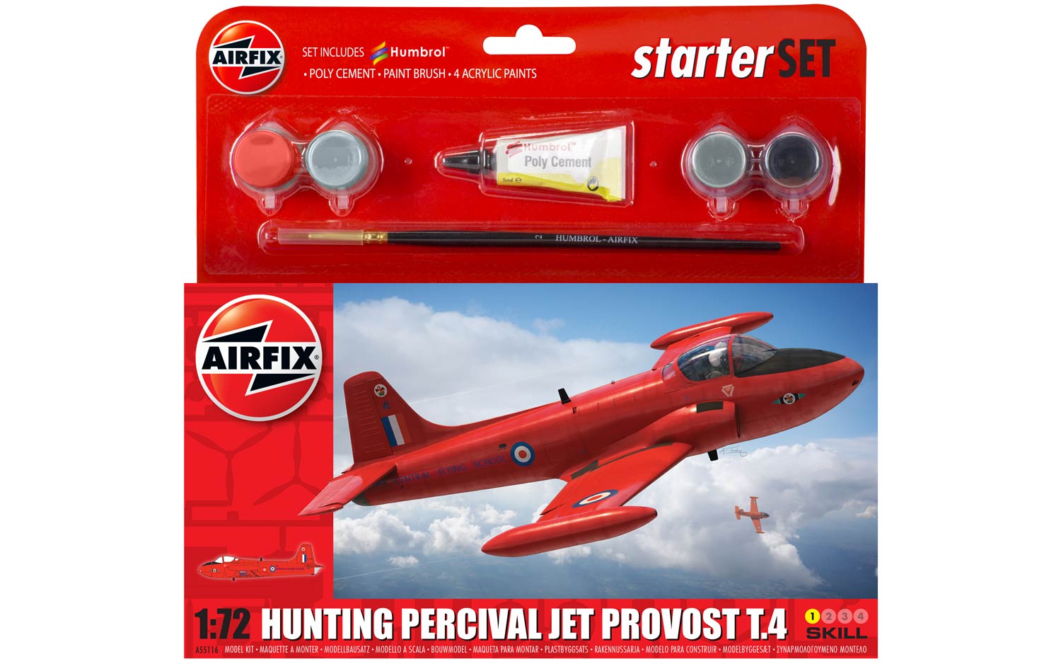 Hunting Percival Jet Provost T.4 Starter Set 1:72