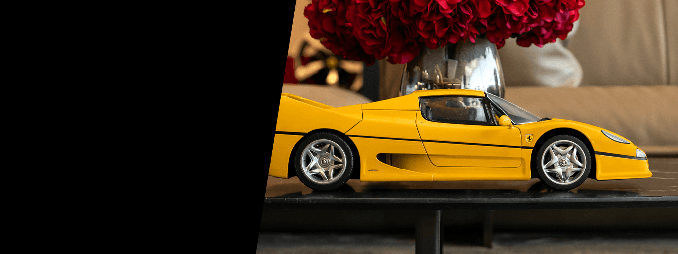 HK63 Ferrari F50 - Giallo Modena - 1:8 Scale Kit
