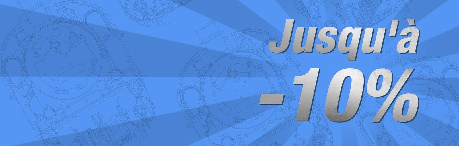 Banner sconto Jusqua  10 Pourcentage  1600x511px at 2x