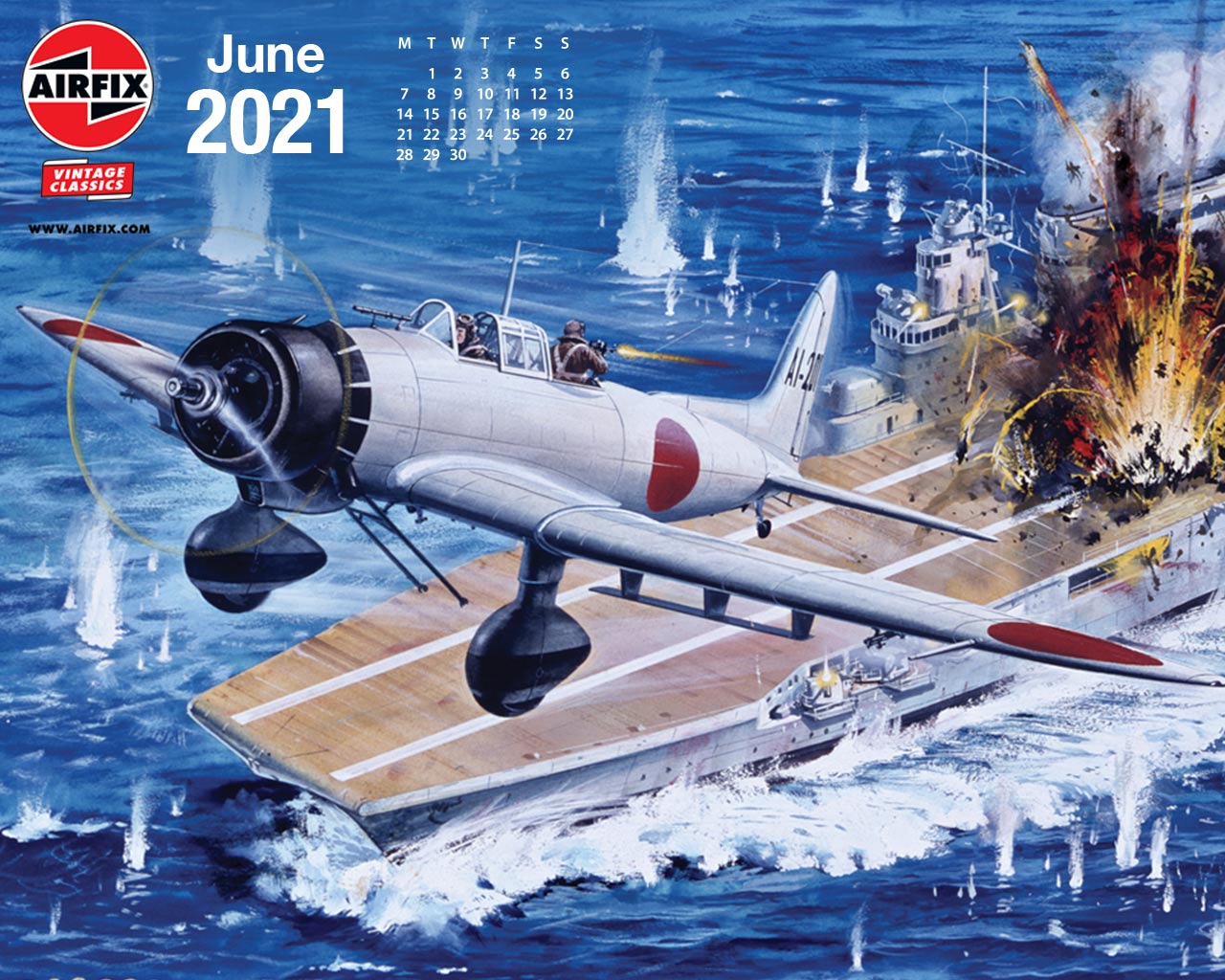 Airfix Desktop Calendar Wallpapers