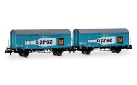 HN6683 SBB, 2-unit set of 2-axle closed wagon 