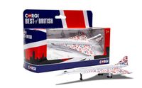 Concorde 英国製　corgitoys GS84007 Best of British Concorde