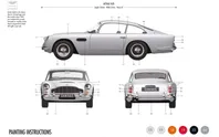 Aston Martin DB5 Silver Starter Set 1:32