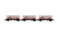 HAA Hopper Wagons, Three Pack, BR Railfreight - Era 8