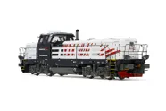 Rail Traction Company, white/black livery with red stripes