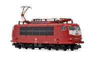 DB, locomotora eléctrica 103 140, decoración roja oriental, pantógrafo de brazo simple, ép. IV
