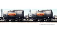 RENFE, 2-unit pack of 3-axle tank wagons, Elosua livery, ep. IV