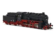 DR, locomotiveà vapeur BR 58 1424-9, avec 4 coupoles, livrée rouge/noir, ép. IV, avec décodeur sonore