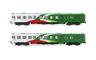 FER, 2-units pack ALn 668 FER livery, two small doors, motorized + dummy