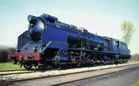 RENFE, steam locomotive 151F-3106 "Santa Fe", modern lamps and fuel tender, with smoke system and BLE Decoder