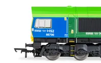 GBRf, HS2 Class 66, Co-Co, 66796 'The Green Progressor' - Era 11