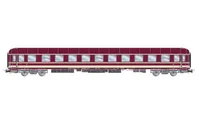 Euro-Express, 3-unit set of couchette coaches, consisting of 1 x Bcm243 + 1 x Bcm246 + 1 x Bvcmz, in purple livery, ep. V-VI
