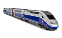 SNCF, TGV 2N2 Euroduplex, coffret de 4 unités composé de 1 motrice, 1 fausse motrice et 2 voitures d'extrémité de 1ere classe et de 2nde, époque VI, avec décodeur sonore AC