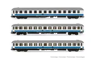 RENFE, 3-unit set "Estrella Picasso", 2 x 11600 couchettes coach + 7100 sleeping coach, "Largo Recorrido" livery, ep. V