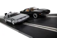 Scalextric 1980s TV - Back to the Future vs Knight Rider Race Set