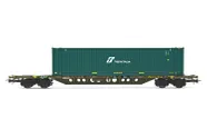 FS CEMAT, 4-axle container wagon Sgnss with 45' container TRENITALIA
