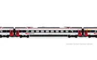 SBB, 4-unit base pack of ETR 610, 1st series, ICN livery with red doors
