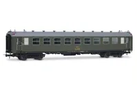 RENFE, set de 2 coches serie 5000, compuesto por 2 x BB4 de 2ª clase, con fuelles, decoración verde oliva, ép. IV