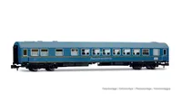 DR, 4-unit set of "Tourex", no. 2/2, consisting of 1 x WR + 1 x SD + 2 x WLAB, blue livery, ep. III
