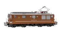 BLS/SEZ, 2-unit set of electric locomotives class Re 4/4, brown livery, including 1 x BLS 173 "Lötschental" and 1 x SEZ 177 "Zweisimmen", period IV