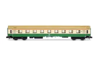 DR, 3-unit set of "OSShD" coaches type B, no. 2/2, consisting of 1 x A + 1 x AB + 1 x Bc, green/beige livery, ep. IV